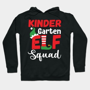 Cute Kindergarten Elf Squad Teacher Christmas Hoodie